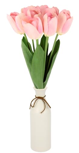 Real-Touch Tulpen in Vase künstlich Tulpenstrauß Einzelblumen Kunstblumen Frühjahrsdeko Blume Frühjahrsdeko Osterdeko Mittelstück Deko Seidenblume Kunsttulpe Tischdeko Floristik Real-Touch Tulpen in Vase künstlich Tulpenstrauß Einzelblumen Kunstblumen Frühjahrsdeko Blume Frühjahrsdeko Osterdeko Mittelstück Deko Seidenblume Kunsttulpe Tischdeko Floristik von Flair Flower