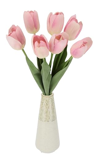 Real Touch Tulpenbund 7 Blüten in Vase Frühjahrsdeko Frühlingsdeko Osterdeko Tischdeko Kunstblumen Künstliche Blumen Gefälschte Tulpe Hochzeit Hotel Party Dekoration Einzelblume Stielblume Seidenblume Real Touch Tulpenbund 7 Blüten in Vase Frühjahrsdeko Frühlingsdeko Osterdeko Tischdeko Kunstblumen Künstliche Blumen Gefälschte Tulpe Hochzeit Hotel Party Dekoration Einzelblume Stielblume Seidenblume von Flair Flower