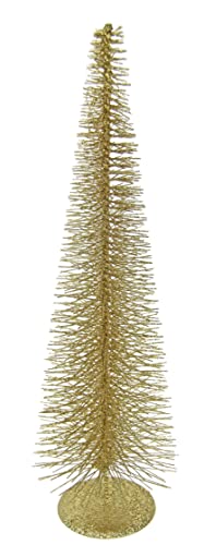 Weihnachtsbaum mit Glitter Tannenbaum Pyramidenbaum Christbaum Dekobaum Metallbaum Drahtbaum Kunstbaum Weihnachtsdekoration Deko X'Mas Schmal Metall Ständer Weihnachtsschmuck Pyramide Deko-Pyramide von Flair Flower