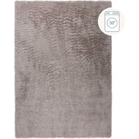 FLAIR RUGS Hochflor-Teppich "Alpine Faux Fur" rechteckig 35 mm Höhe waschbarer Kunstpelzteppich. Wohnzimmer, Schlafzimmer von Flair Rugs