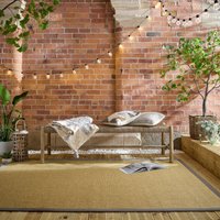 FLAIR RUGS Teppich "Sisal Look" rechteckig 6 mm Höhe Sisal Look Border Indoor Outdoor Bodenläufer Teppich von Flair Rugs