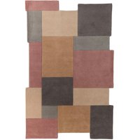 FLAIR RUGS Wollteppich "Abstract Collage", rechteckig von Flair Rugs