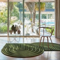 FLAIR RUGS Wollteppich "Conway Retro" rechteckig 12 mm Höhe Hoch-Tief-Struktur von Flair Rugs