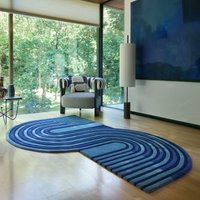 FLAIR RUGS Wollteppich "Conway Retro" rechteckig 12 mm Höhe Hoch-Tief-Struktur von Flair Rugs