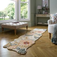FLAIR RUGS Wollteppich "Daphne Floral, 100% Wolle" rechteckig 10 mm Höhe organischen Blumenmotive, Wohnzimmer, Schlafzimmer, Esszimmer von Flair Rugs