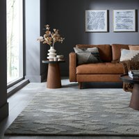 FLAIR RUGS Wollteppich "Dion Ikat, 100% Wolle" rechteckig 8 mm Höhe Ikat-Design, handgefertigt, Wohnzimmer, Schlafzimmer, Esszimmer von Flair Rugs