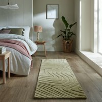 FLAIR RUGS Wollteppich "Mesmerise, abstrakt" rechteckig 14 mm Höhe Wollteppich mit Hoch-Tief Effekt von Flair Rugs