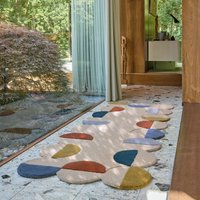 FLAIR RUGS Wollteppich "Mia Scallop" rechteckig 12 mm Höhe in Jakobsmuschel-Form von Flair Rugs