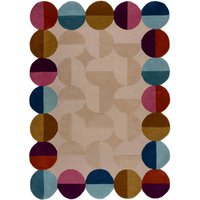 FLAIR RUGS Wollteppich "Mia Scallop 2" rechteckig 12 mm Höhe in Jakobsmuschel-Form von Flair Rugs
