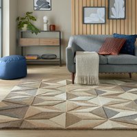 FLAIR RUGS Wollteppich "Reverie" rechteckig 10 mm Höhe Geometrischer Teppich Reverie aus Wolle FLAIR RUGS Wollteppich "Reverie" rechteckig 10 mm Höhe Geometrischer Teppich Reverie aus Wolle von Flair Rugs
