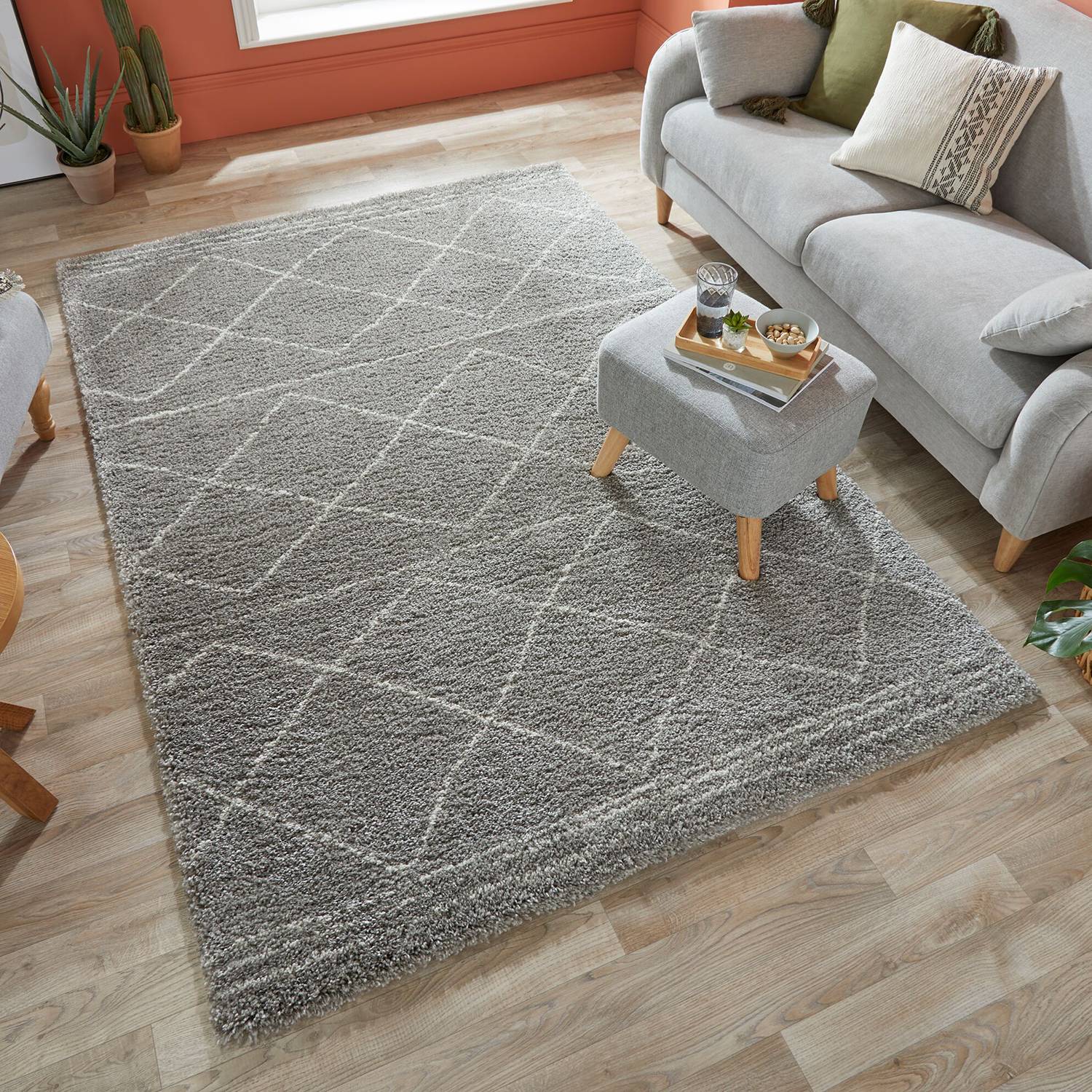 Kurzflorteppich Kush Berber von Flair Rugs