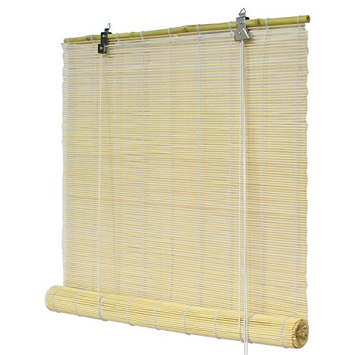 Flairdeco Bambusrollo freihängend, Bambus, Natur, 100 x 160 cm von Flairdeco