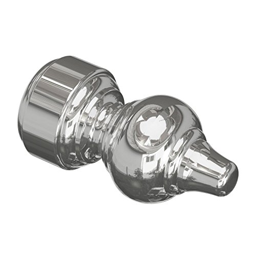 Flairdeco Endstücke für 28 mm Ø Gardinenstange, Rillenform, Plastik, Chrom-Glanz, 2 Stück Flairdeco Endstücke für 28 mm Ø Gardinenstange, Rillenform, Plastik, Chrom-Glanz, 2 Stück von Flairdeco