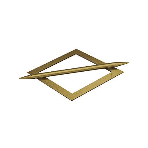 Flairdeco Raffspange mit Splint Modell Raute, Metall, Messing Antik Flairdeco Raffspange mit Splint Modell Raute, Metall, Messing Antik von Flairdeco