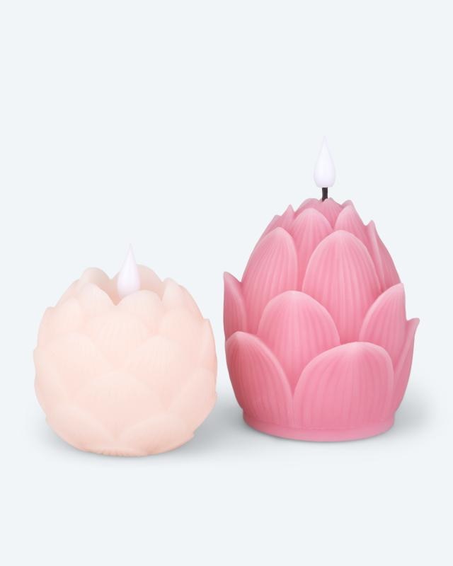 LED-Kerzen "Lotus", 2tlg. von Flambiance