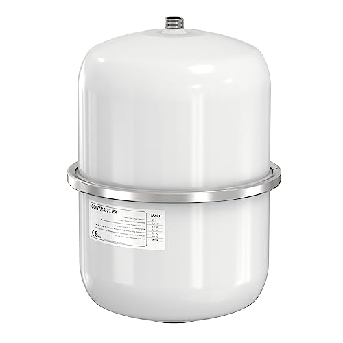 Flamco Contraflex Ausdehnungsgefäß - 18 Litres / 1.5 [3bar] - Weiß - Für geschlossene Kreislauf- und Heizungs-Klimaanlagen und Kältesysteme - 26163 von Flamco