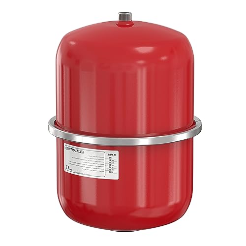 Flamco Contraflex Ausdehnungsgefäß - 18 Litres / 1.5 [3bar] - Rot - Für geschlossene Kreislauf- und Heizungs-Klimaanlagen und Kältesysteme - 26173 von Flamco