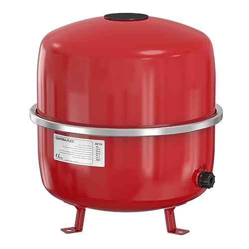 Flamco Contraflex Ausdehnungsgefäß - 35 Litres / 1.5 [3bar] - Rot - Für geschlossene Kreislauf- und Heizungs-Klimaanlagen und Kältesysteme - 26343 von Flamco