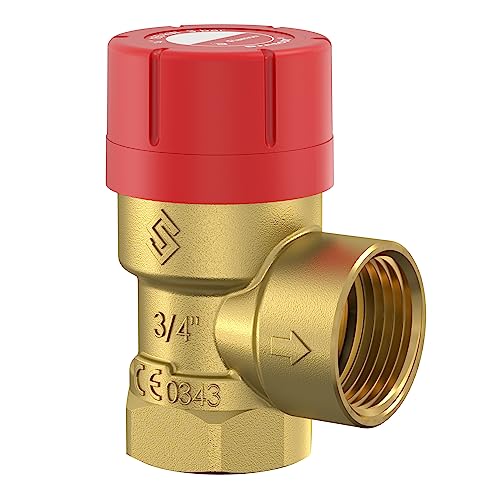 Flamco Prescor Valve 3/4 x 3/4-2.5bar - Druckablassventil, Druckreduzierventil, Drucksicherheitsventil - 27026 von Flamco