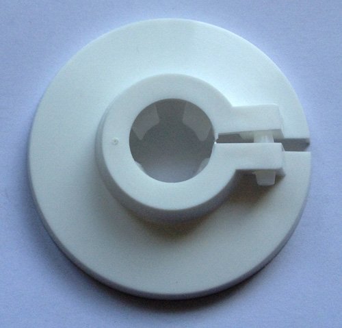 Flamco Rosette für Rohraußendurchmesser 16mm Einzelrosette, Heizkörperrosette, Rohrabdeckung, Klickrosette von Flamco