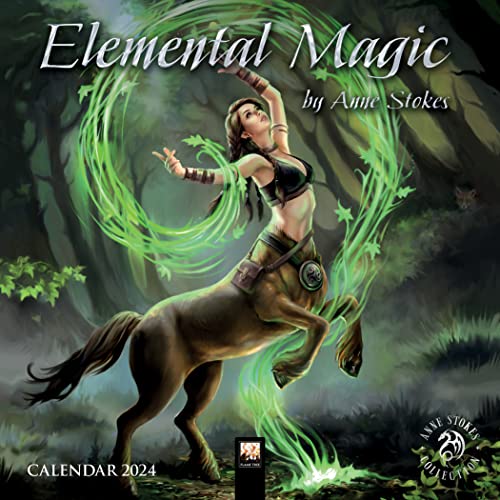 Anne Stokes Elemental Magic 2024 Calendar von Flame Tree Calendars