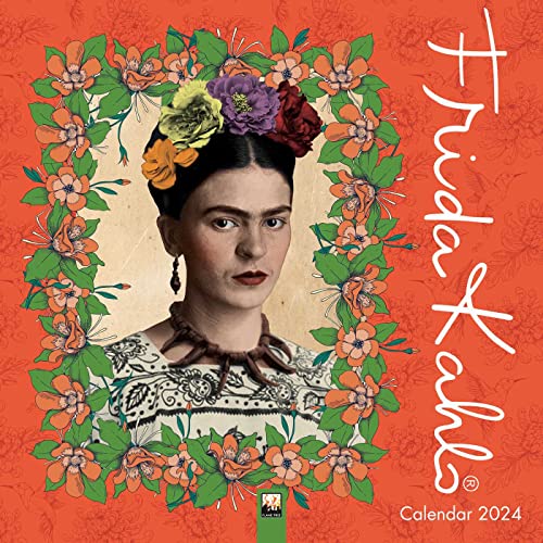 Frida Kahlo 2024: Original Flame Tree Publishing-Kalender [Kalender] (Wall-Kalender) von Flame Tree Calendars