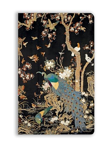 Premium Softcover Notizbuch: Ashmolean Museum, Bestickter Wandbehang mit Pfau: Unser hochwertiges, liniertes Blankbook mit flexiblem, künstlerisch gestaltetem Einband Premium Softcover Notizbuch: Ashmolean Museum, Bestickter Wandbehang mit Pfau: Unser hochwertiges, liniertes Blankbook mit flexiblem, künstlerisch gestaltetem Einband von Flame Tree Gift