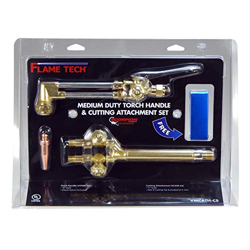 FlameTech VMCATH-CS Medium Duty Taschenlampe Griff und Schneidaufsatz Set, Victor kompatibel von Flame Tech
