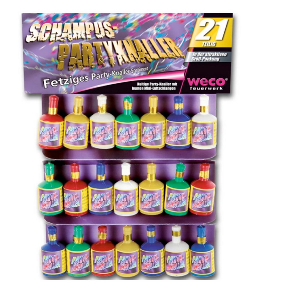 FlameXBurn Geburtstagskerze 20er Schampus Popper – Kinder Jugendfeuerwerk Silvester 2025 (20er Set, 1-tlg., 20-teilig) von FlameXBurn