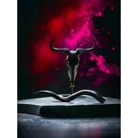 Edle Gnu Tischskulptur Mit Goldakzenten, Deko Edel Matt - Schwarz Gnu Edle Gnu Tischskulptur Mit Goldakzenten, Deko Edel Matt - Schwarz Gnu von FlamedinteriorMunich