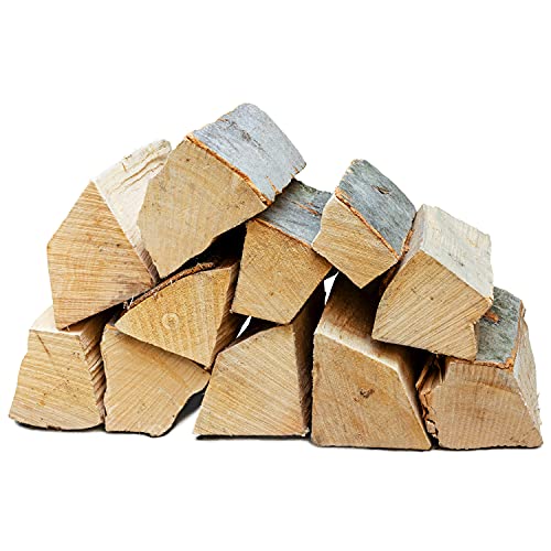 Flameup Brennholz Buche, Kaminholz mit Rinde, Buchenholz, Feuerholz für Ofen, Kamin, Kaminofen, Feuerschale, Grill, Holzscheite 25 cm, getrocknet, Menge:10 kg von Flameup