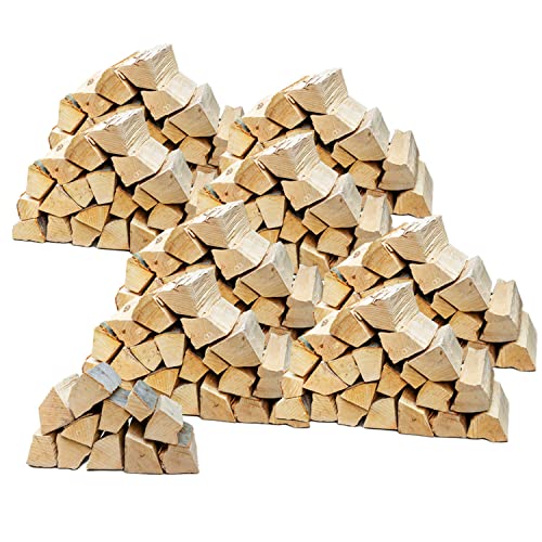 Flameup Brennholz Buche, Kaminholz mit Rinde, Buchenholz, Feuerholz für Ofen, Kamin, Kaminofen, Feuerschale, Grill, Holzscheite 25 cm, getrocknet, Menge:210 kg von Flameup