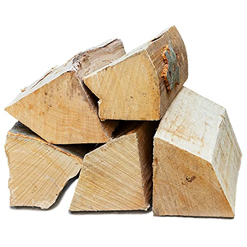 Flameup Brennholz Buche, Kaminholz mit Rinde, Buchenholz, Feuerholz für Ofen, Kamin, Kaminofen, Feuerschale, Grill, Holzscheite 25 cm, getrocknet, Menge:5 kg von Flameup