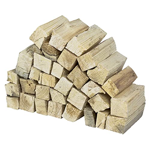 Brennholz Kaminholz Kiefer Holz 25 kg Für Ofen und Kamin Kaminofen Feuerschale Grill Feuerholz Holzscheite Wood 25 cm kammergetrocknet flameup von Flameup