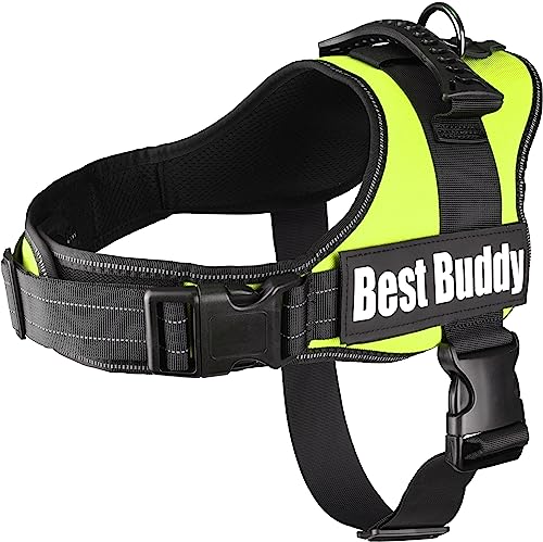 Geschirr Best Buddy Pluto NEON GRÜN XXL 95-130CM*50MM von Flamingo