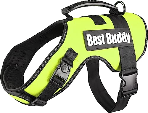 Geschirr Best Buddy Uranus NEON GRÜN XL 80-115CM*50MM von Flamingo