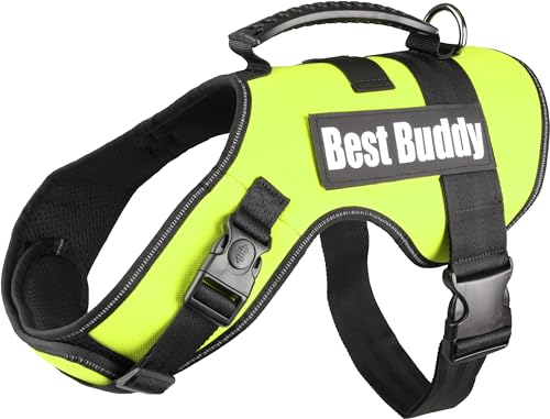 Geschirr Best Buddy Uranus NEON GRÜN XXL 95-130CM*50MM von Flamingo