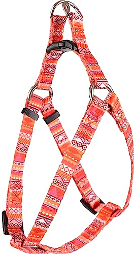 F Geschirr Step & Go SYB Orange/Rosa/Weiß, 30-40 cm, 10 mm von Flamingo