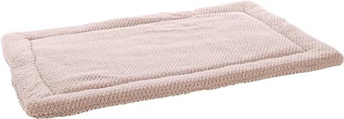 Flamingo Jacquard Kissen – Rechteckig, Taupe, Perfekt für Drahtkäfige, 116 cm x 69 cm, Ideal für Hunde wie Labrador, Rottweiler, Golden Retriever usw. von Flamingo