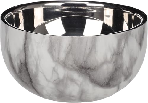 Flamingo Hundenapf Edelstahl - 700 ML Ø15,5 cm - Doppelwand für längere Frische - rutschfest & spülmaschinenfest Hundenapf Oase von Flamingo