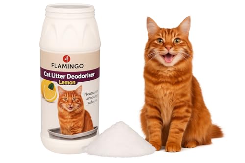 Flamingo Katzenstreu-Deodorant mit Zitronenduft – 750g, Frisch und Fruchtig, Neutralisiert Üble Gerüche Flamingo Katzenstreu-Deodorant mit Zitronenduft – 750g, Frisch und Fruchtig, Neutralisiert Üble Gerüche von Flamingo