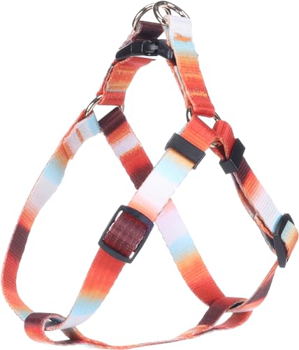 Flamingo Geschirr für Hunde Naja Step&Go Mischung S - Stufenlos verstellbar mit klickschnalle - Zugentlastung - A: 25-45cm B: 25-45cm x 15mm x 2mm von Flamingo