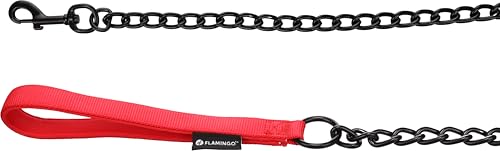 Flamingo Hund Kettenleine Trero Rot 0,7m 19mm von Flamingo
