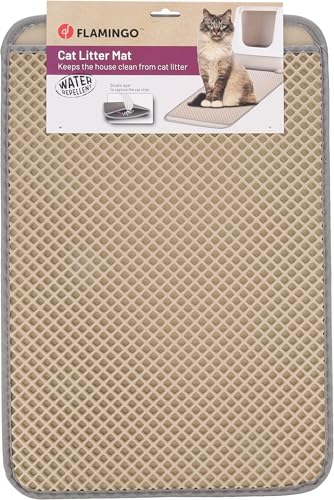 Flamingo Matz Katzenklo-Matte - Beige, 61 x 41 x 1,3 cm, rutschfest und Langlebig, Ideal für Maine Coon, Britisch Kurzhaar, Ragdoll, Norwegische Waldkatze usw. Flamingo Matz Katzenklo-Matte - Beige, 61 x 41 x 1,3 cm, rutschfest und Langlebig, Ideal für Maine Coon, Britisch Kurzhaar, Ragdoll, Norwegische Waldkatze usw. von Flamingo