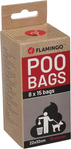 Flamingo KOTBEUTEL Basic DUMPA SCHWARZ 8x15ST von Flamingo