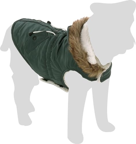 Flamingo Hundemantel Winter – Kimo Grün – XXS 30cm – warm & modisch – Polyester – wasserabweisend – Fleece-Innenfutter – Kapuze – Klettverschluss – Geschirröffnung Flamingo Hundemantel Winter – Kimo Grün – XXS 30cm – warm & modisch – Polyester – wasserabweisend – Fleece-Innenfutter – Kapuze – Klettverschluss – Geschirröffnung von Flamingo