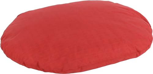 Flamingo Kissen Firenze Oval Rot 100x76x10cm von Flamingo