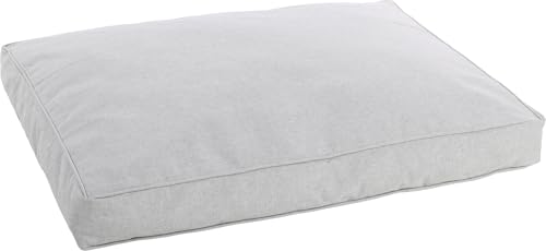 Flamingo Ergonomisches Hundebett Genève Rechteckig Grau – A: 80 cm, B: 60 cm, C: 10 cm, Waschbar, Zart und Stilvoll, Interieur! von Flamingo