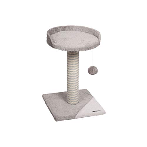 Flamingo Kratzbaum Clark – Hellbeige/Hellgrau, 45 cm | Kompakter Kratzspaß für Katzen in stilvollem Design Flamingo Kratzbaum Clark – Hellbeige/Hellgrau, 45 cm | Kompakter Kratzspaß für Katzen in stilvollem Design von Flamingo