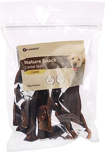 Flamingo Leckerli Hund – Natur Kamelhaut – 200g – naturbelassen – ohne Zucker – aus Europa Flamingo Leckerli Hund – Natur Kamelhaut – 200g – naturbelassen – ohne Zucker – aus Europa von Flamingo